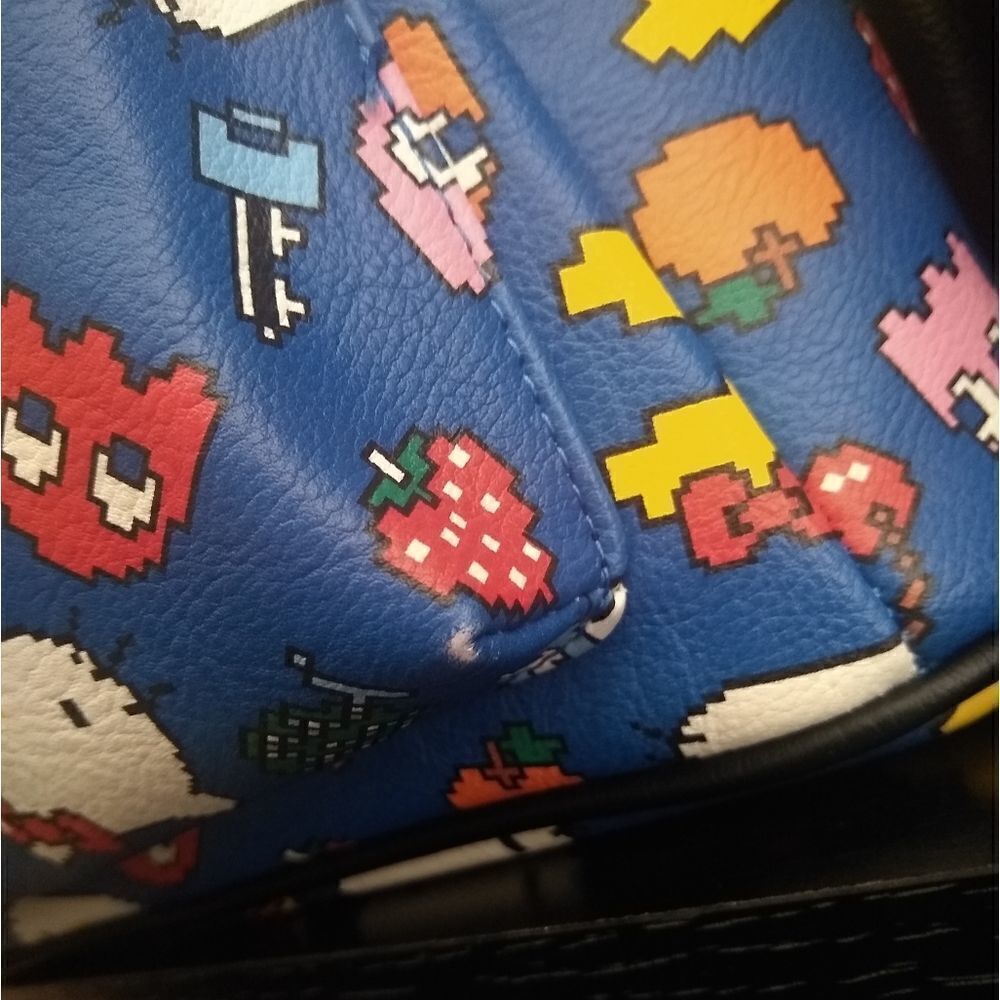 Loungefly Loves Hello Kitty Pac-Man Mini Backpack and Pink Pac-Man Coin Pouch - Picture 8 of 8